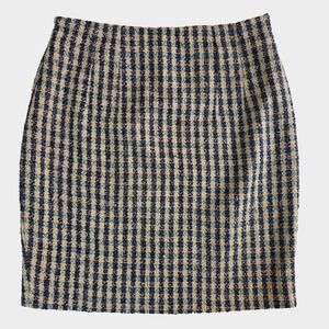 Vintage Fascino Pink Tweed Mini Skirt Sz 7 Academia Preppy Y2K Coquette Clueless